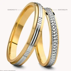 Alliance Sequana Ruban Plat Or Bicolore