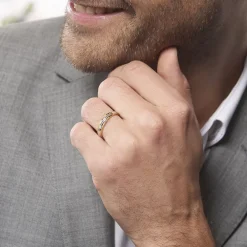 Alliance Sequana Ruban Plat Or Bicolore