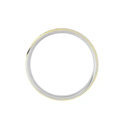 Alliance Serti Grains Ajoures Or Bicolore Diamant