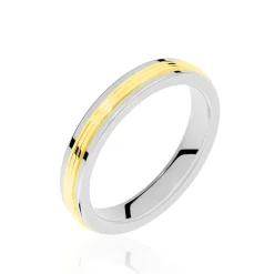 Alliance Shirlee Ruban Plat Or Bicolore