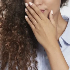 Alliance Sirona Demi Jonc Confort Or Blanc