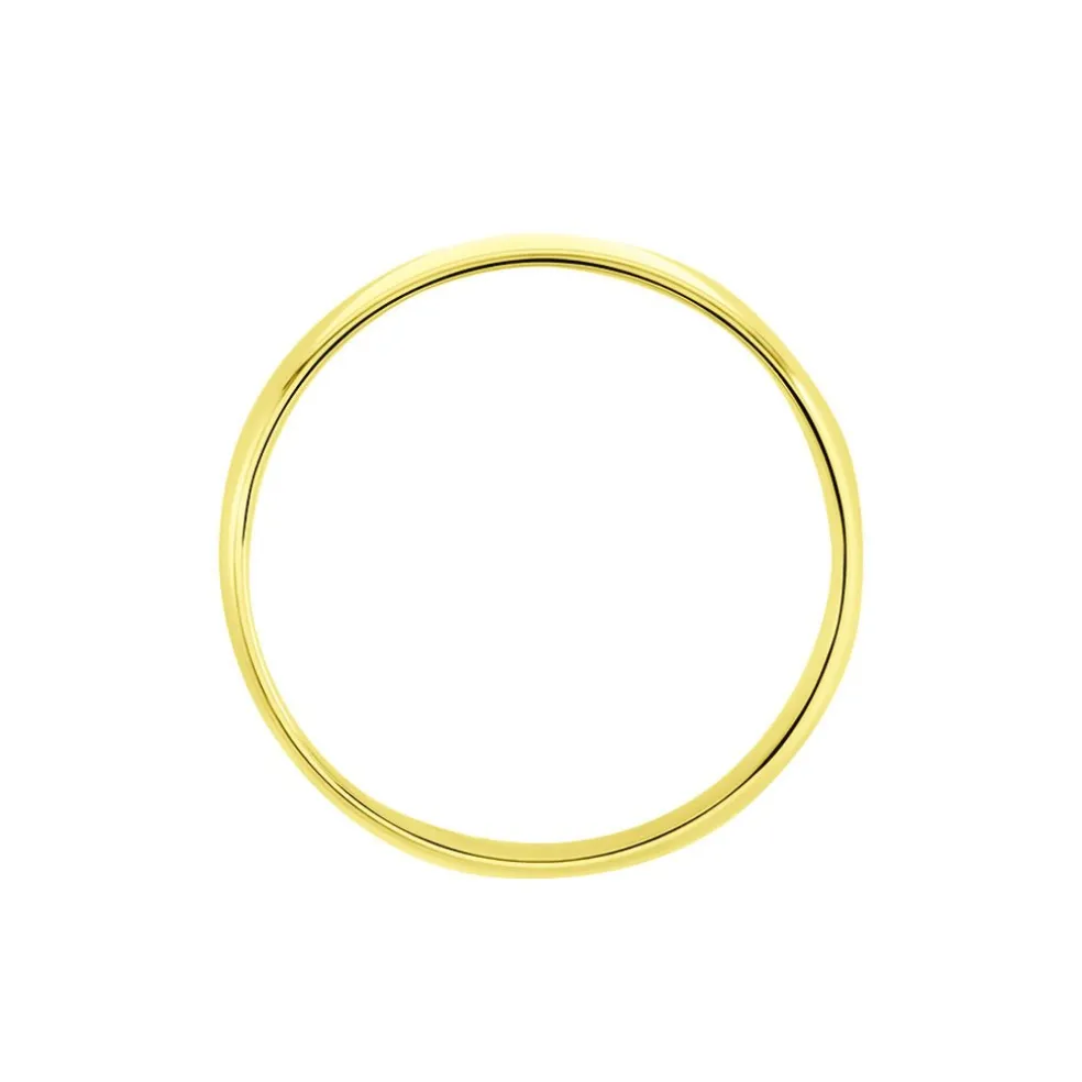 Alliance Sonia Demi Jonc Confort Or Jaune