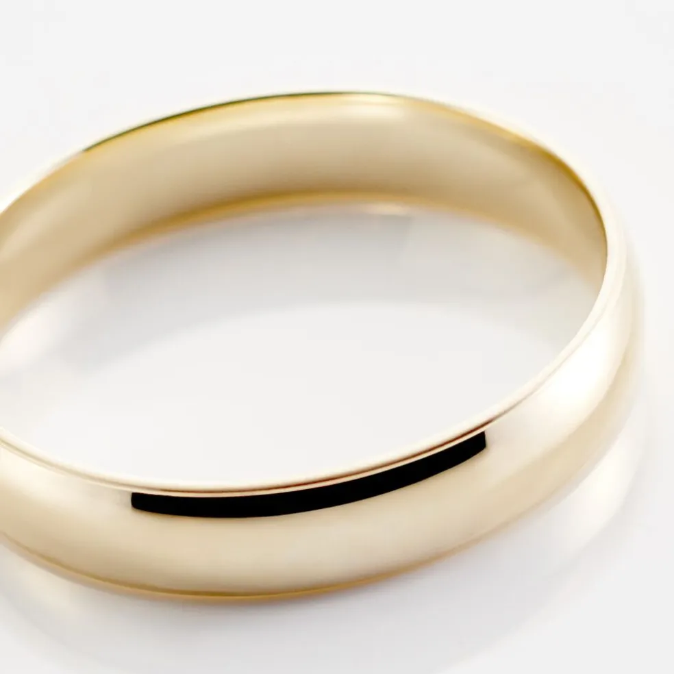 Alliance Sonia Demi Jonc Confort Or Jaune