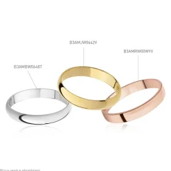 Alliance Sonia Demi Jonc Confort Or Jaune