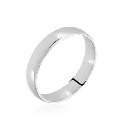 Alliance Sonia Demi Jonc Confort Or Blanc