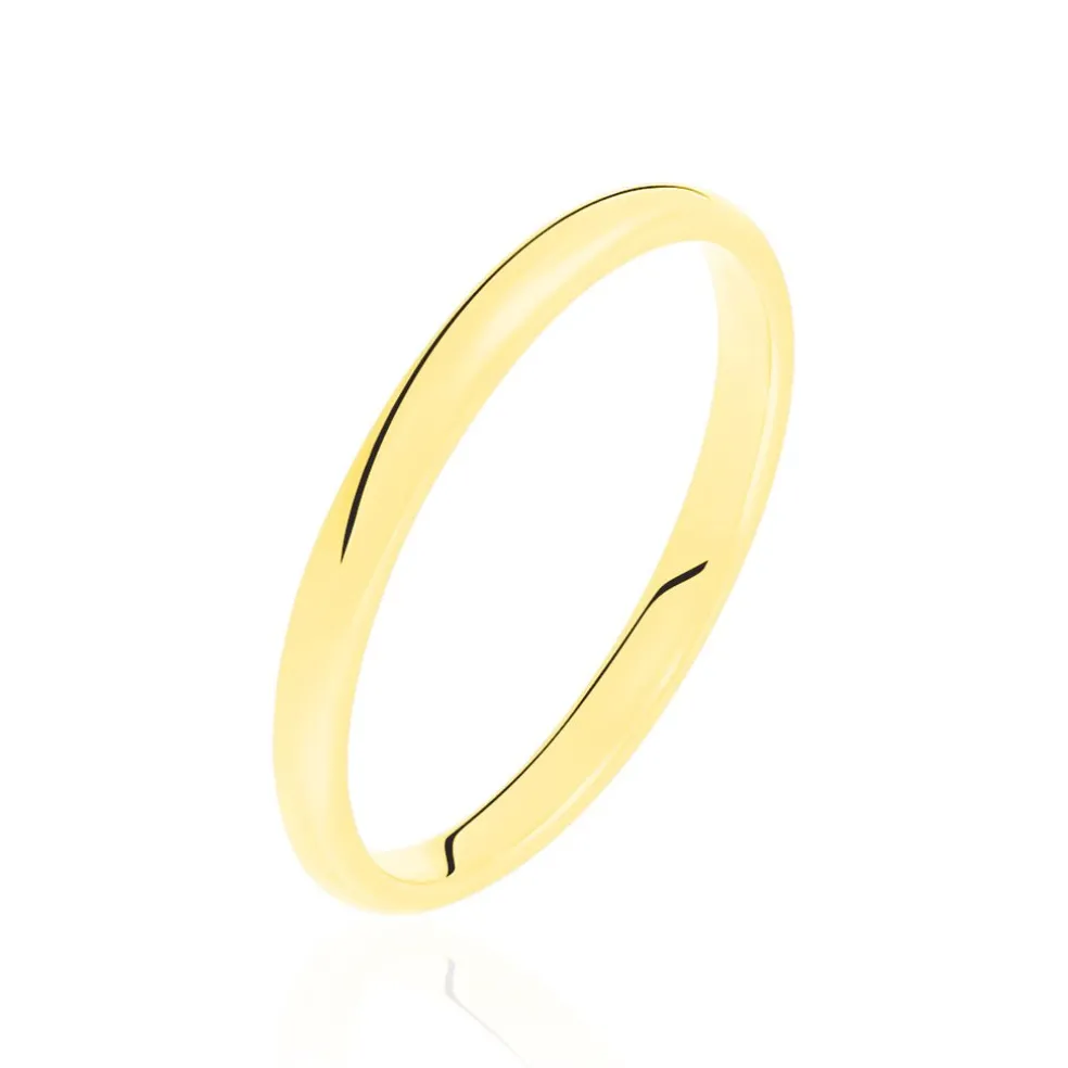 Alliance Sonia Demi Jonc Confort Or Jaune