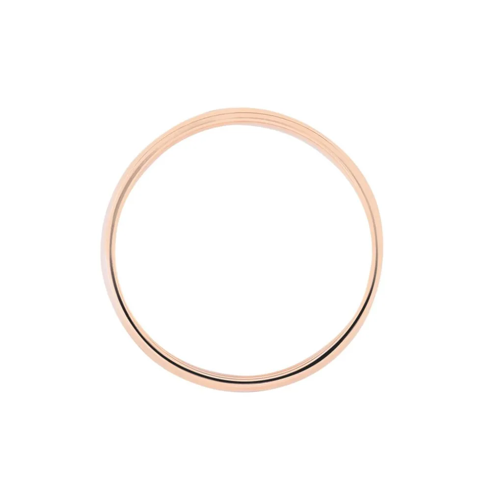 Alliance Vague Ruban Plat Or Bicolore