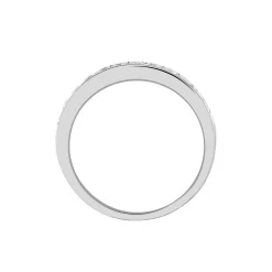 Alliance Valentine Or Blanc Diamant Synthetique