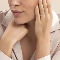 Alliance Venus Ruban Plat Or Bicolore