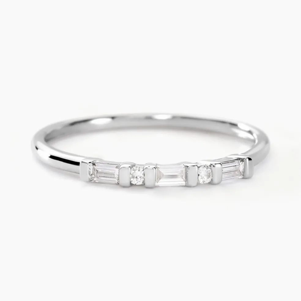 Bague 1986 Or Blanc Diamant