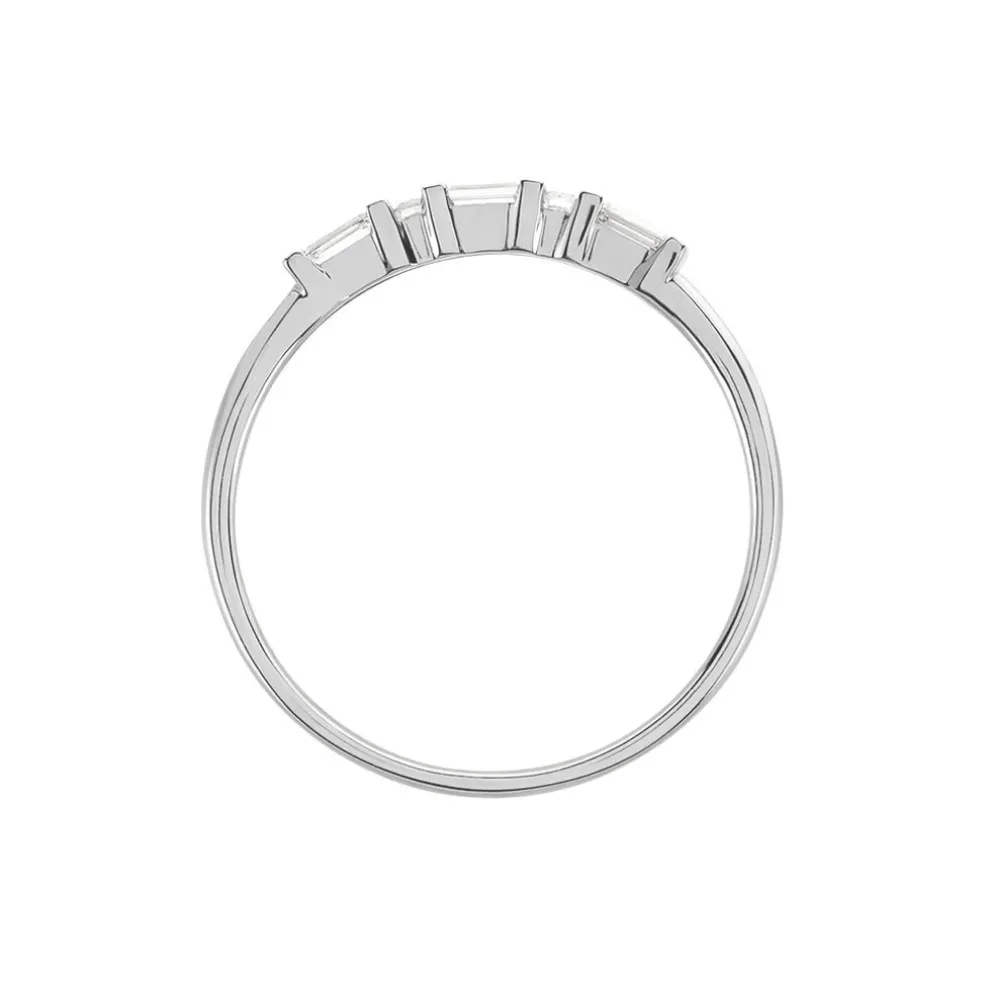 Bague 1986 Or Blanc Diamant