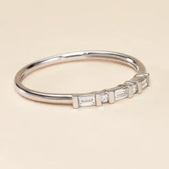 Bague 1986 Or Blanc Diamant