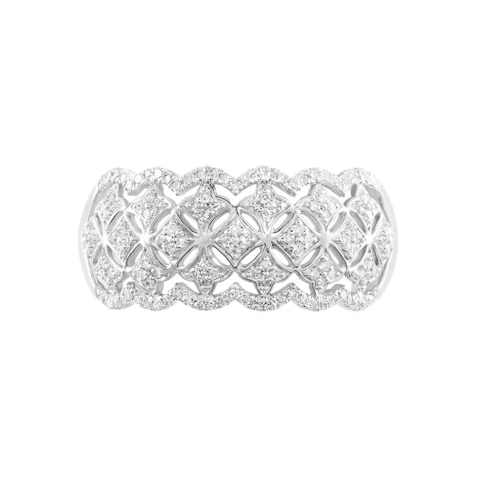 Bague Abbas Or Blanc Diamant