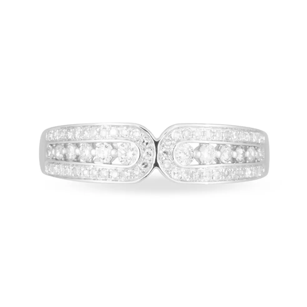 Bague Absa Or Blanc Diamant