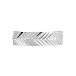 Bague Acier Blanc Jancis