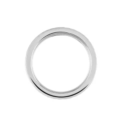 Bague Acier Blanc Jancis