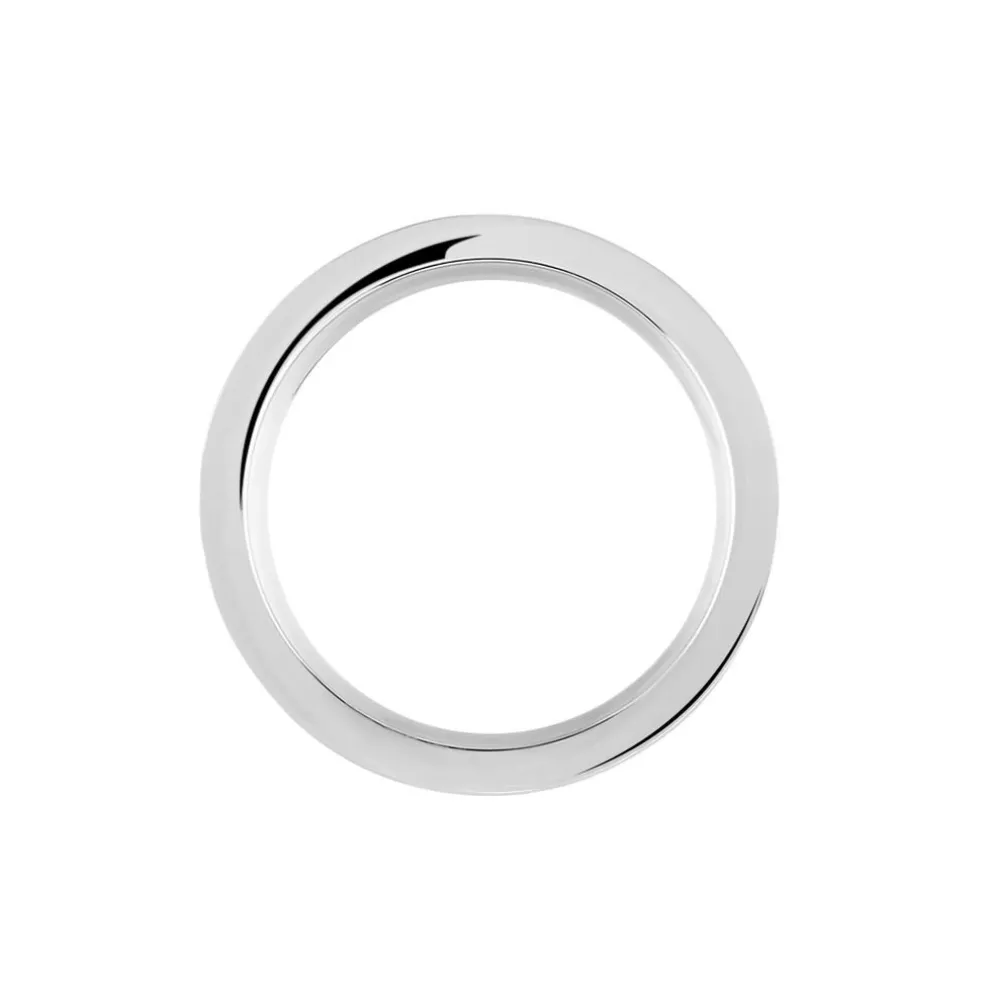 Bague Acier Blanc Stelios Diamant