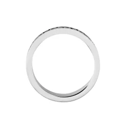 Bague Acier Blanc Ugo