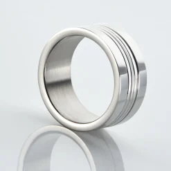 Bague Acier Blanc Walder