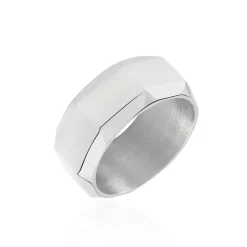 Bague Acier Gris Vasso