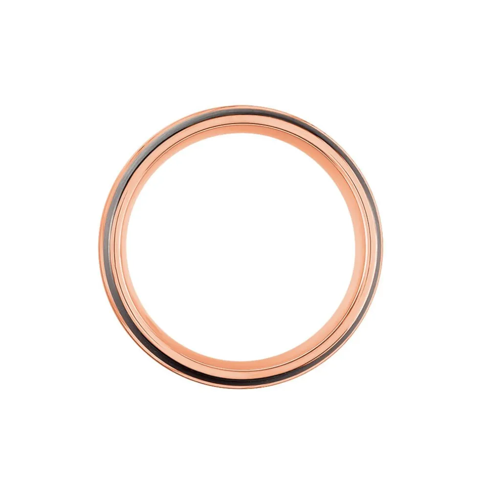 Bague Acier Rose