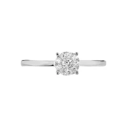 Bague Adeline Or Blanc Diamant