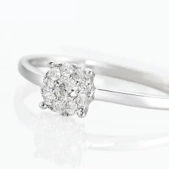 Bague Adeline Or Blanc Diamant