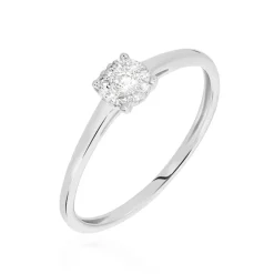Bague Adeline Or Blanc Diamant