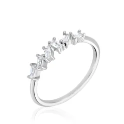 Bague Adonia Argent Blanc Oxyde De Zirconium