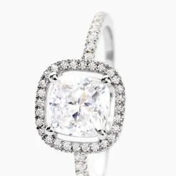 Bague Adrienne Or Blanc Oxyde De Zirconium
