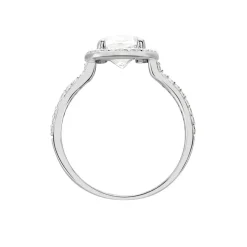Bague Adrienne Or Blanc Oxyde De Zirconium