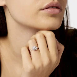 Bague Adrienne Or Blanc Oxyde De Zirconium