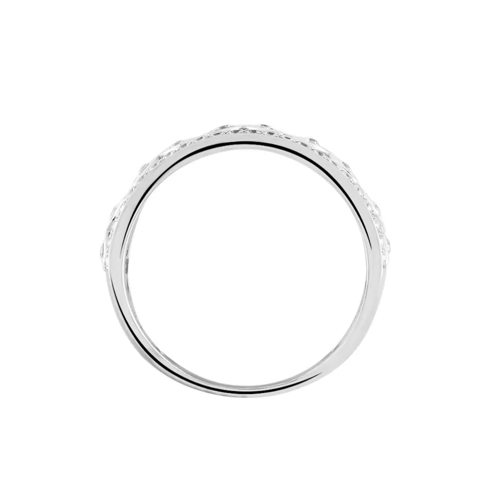 Bague Aella Or Blanc Oxyde De Zirconium