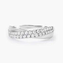 Bague Aglae Or Blanc Oxyde De Zirconium