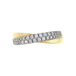 Bague Aglae Or Jaune Oxyde De Zirconium