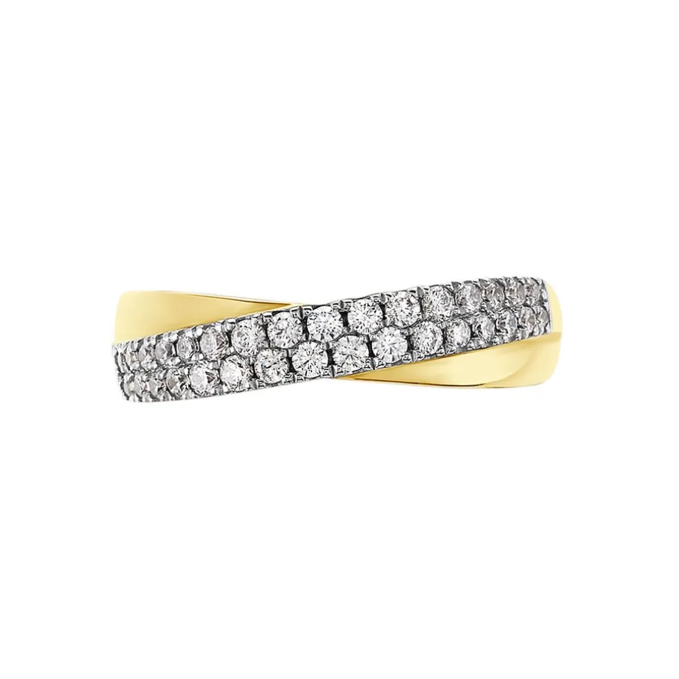 Bague Aglae Or Jaune Oxyde De Zirconium