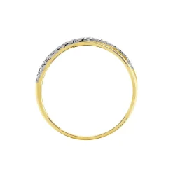 Bague Aglae Or Jaune Oxyde De Zirconium