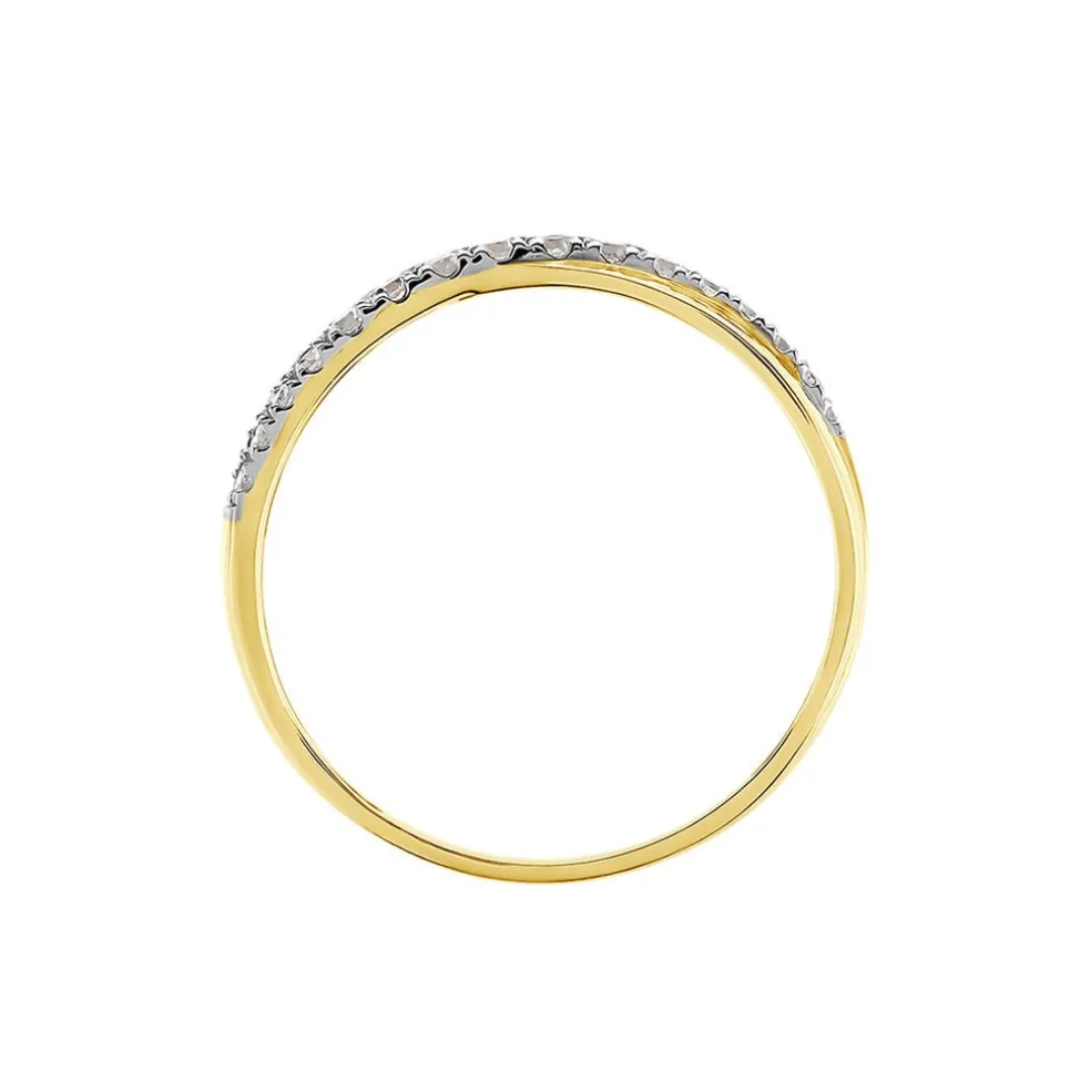 Bague Aglae Or Jaune Oxyde De Zirconium