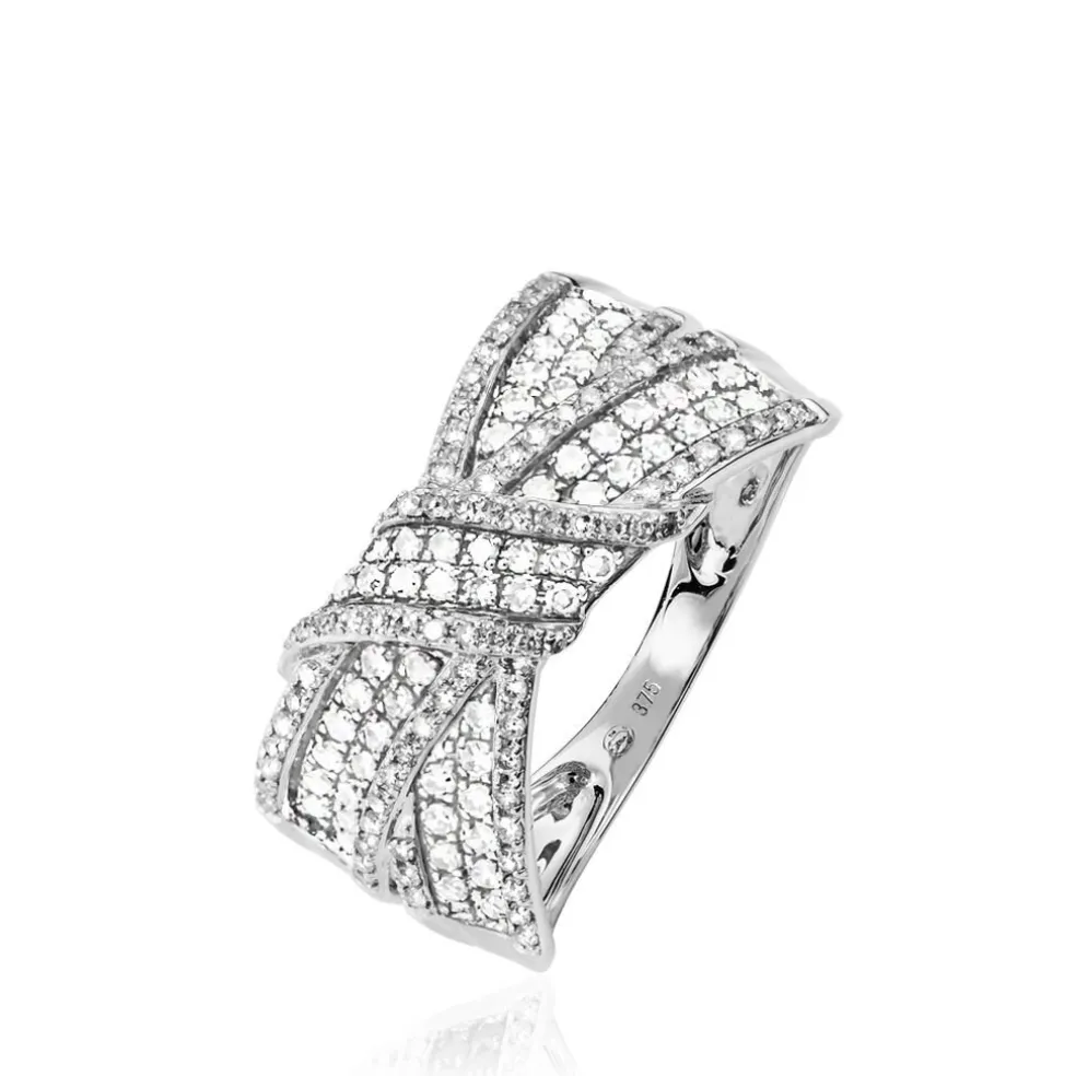 Bague Agnes Or Blanc Diamant