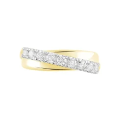 Bague Agostina Or Jaune Oxyde De Zirconium