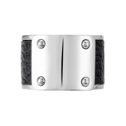 Bague Ahamd Acier Blanc