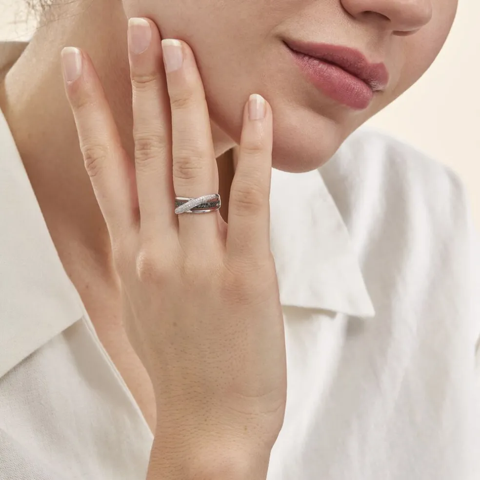 Bague Aina Or Blanc Diamant