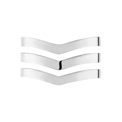 Bague Ajustable Abid Acier Blanc