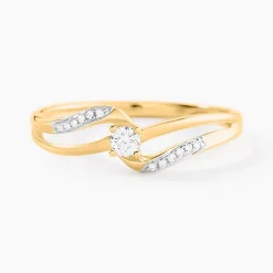 Bague Aksinya Or Jaune Diamant