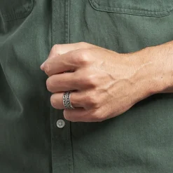 Bague Alban Argent Blanc