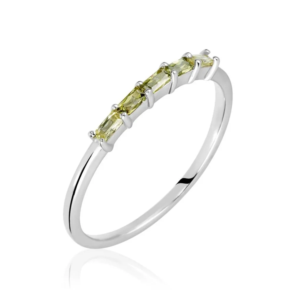 Bague Alexander Argent Blanc Oxyde De Zirconium