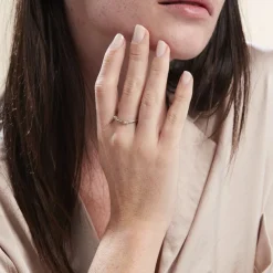 Bague Alexander Argent Blanc Oxyde De Zirconium