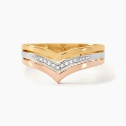 Bague Alix Or Tricolore Diamant