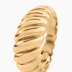 Bague Amae Plaque Or Jaune