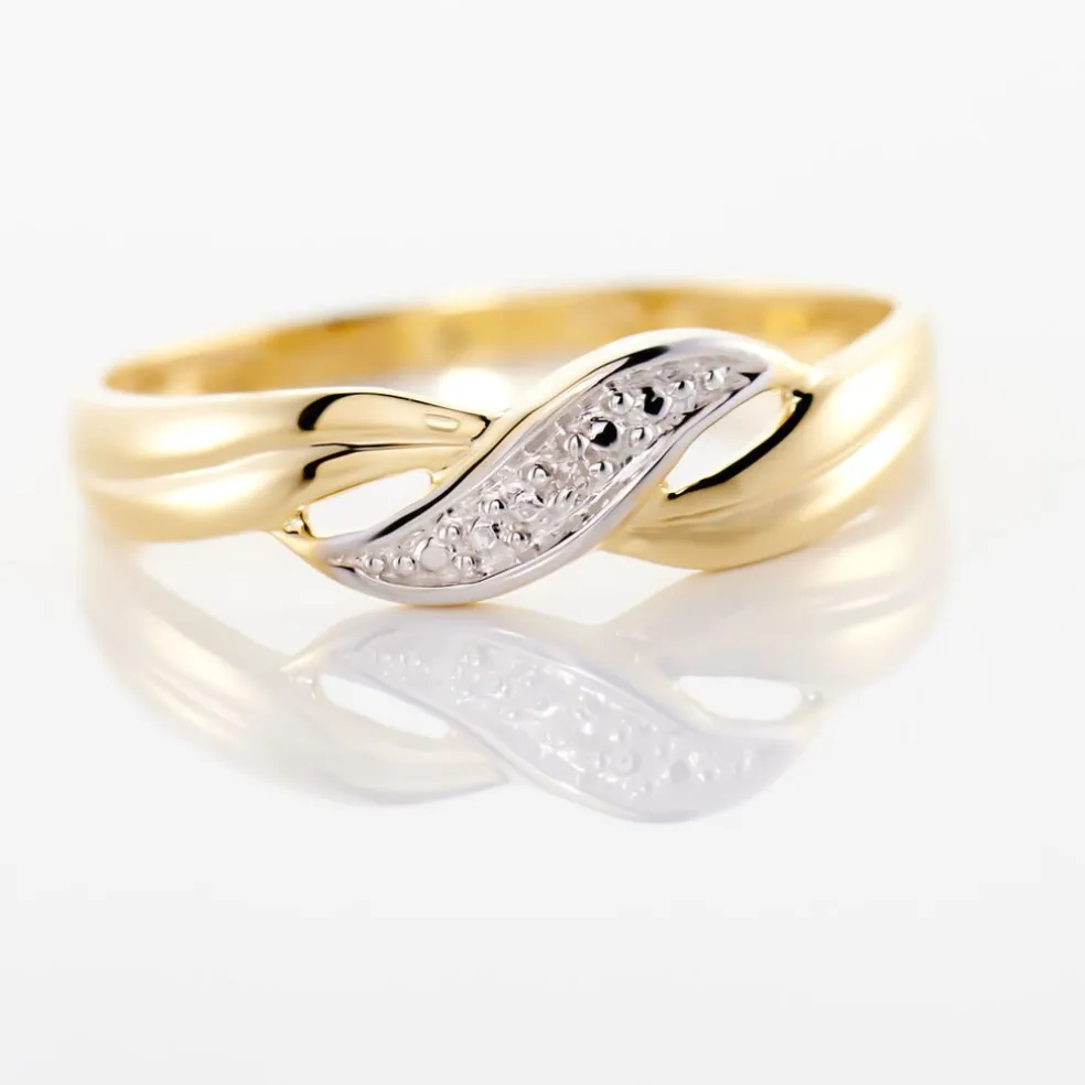 Bague Amayas Or Bicolore Diamant